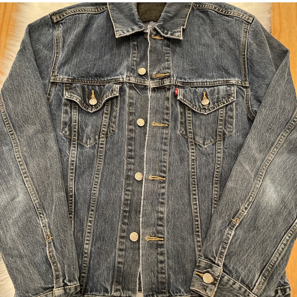 [Levis] two horse brand dark blue jean jacket